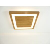 thumb-Deckenleuchte Holz Buche 40 x 40 cm   mit Oberlicht-4