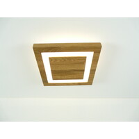 thumb-Deckenleuchte Holz Buche 30 x 30 cm   mit Oberlicht-3