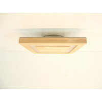 thumb-LED Deckenleuchte Holz Buche  30 x 30 cm-4