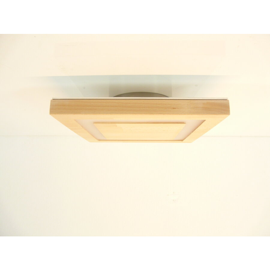 LED Deckenleuchte Holz Buche  30 x 30 cm-4