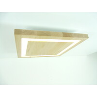 thumb-LED Deckenleuchte Holz Buche  40 x 40 cm-4