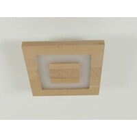 thumb-kleine LED Deckenleuchte Holz Buche  20 x 20 cm-5