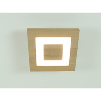 thumb-Deckenleuchte Holz Buche  20 x 20 cm  mit Oberlicht-7