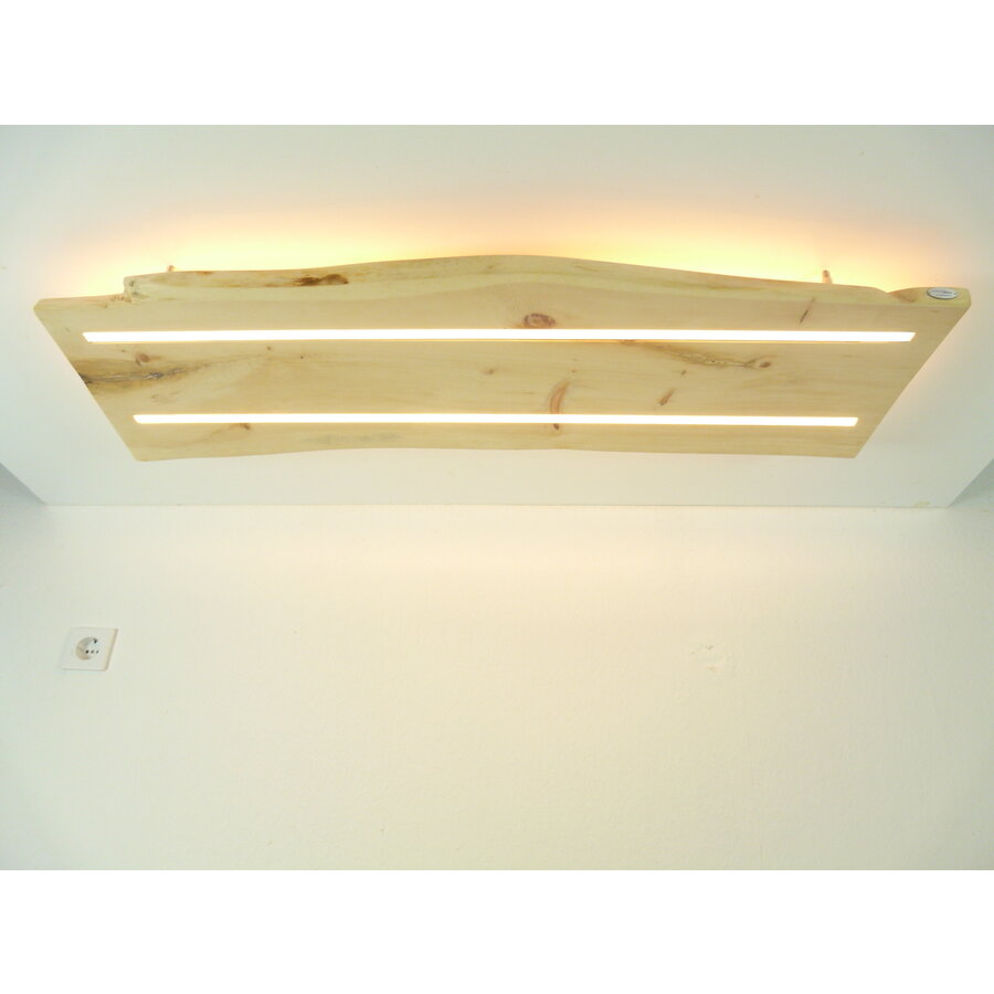 Deckenleuchte Zirbenholz   Ober + Unterlicht 103cm-4