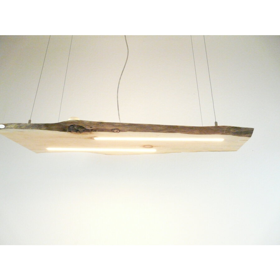 Hängeleuchte Zirbenholz Obeer- + Unterlicht  110 cm-1