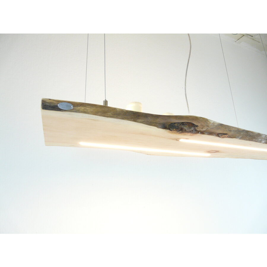 Hängeleuchte Zirbenholz Obeer- + Unterlicht  110 cm-3
