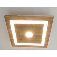 thumb-Deckenleuchte Holz Buche  30 x 30 cm  preisreduziert-4