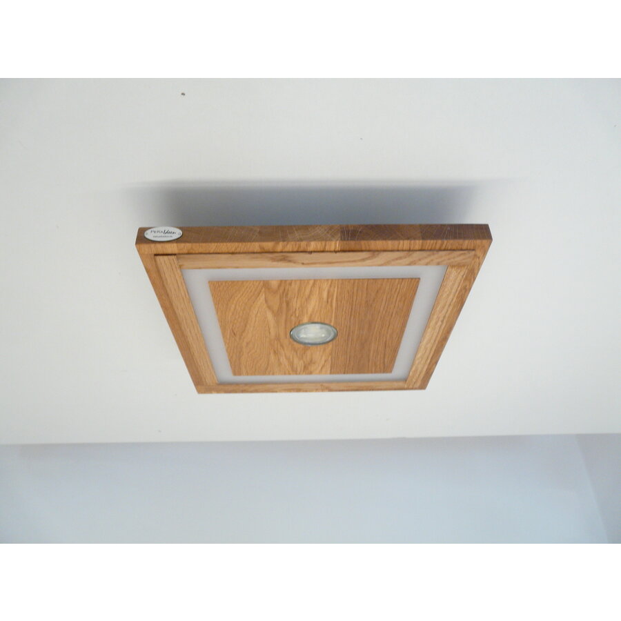 LED Deckenleuchte Holz Buche  30 x 30 cm-8