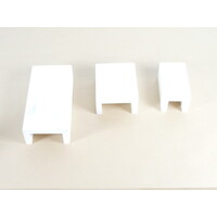 thumb-Wandleuchte Holz Shabby chic weiß-3