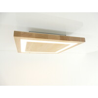 thumb-Deckenleuchte Holz Buche 40 x 40 cm   mit Oberlicht-2