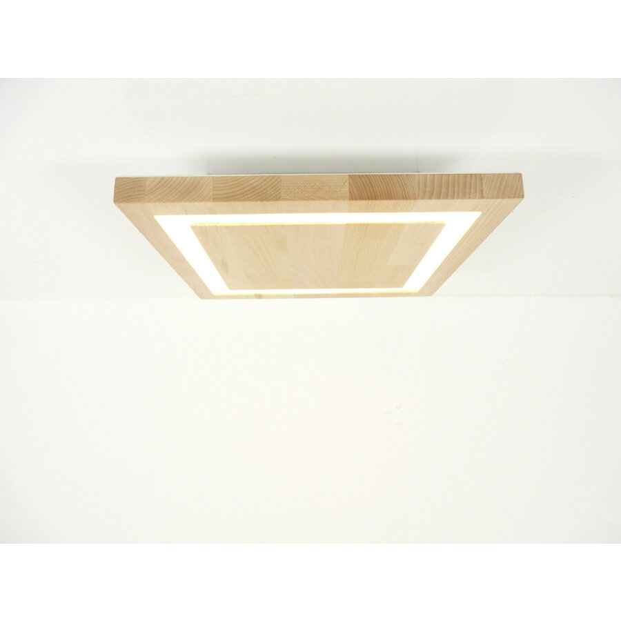 Deckenleuchte Holz Buche 40 x 40 cm   mit Oberlicht-4