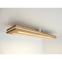 thumb-Sandwich Deckenleuchte Holzlampe  Holz Eiche 100 cm-3