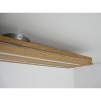 thumb-Sandwich Deckenleuchte Holzlampe  Holz Eiche 100 cm-6