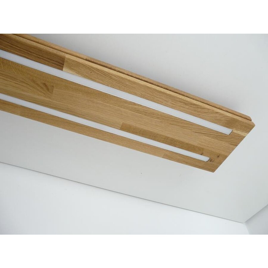 Sandwich Deckenleuchte Holzlampe  Holz Eiche 100 cm-9
