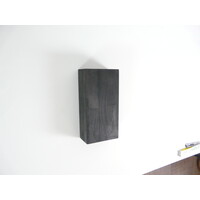 thumb-Wandleuchte Holz schwarz gebeizt-2