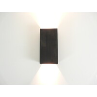 thumb-Wandleuchte Holz schwarz gebeizt-3