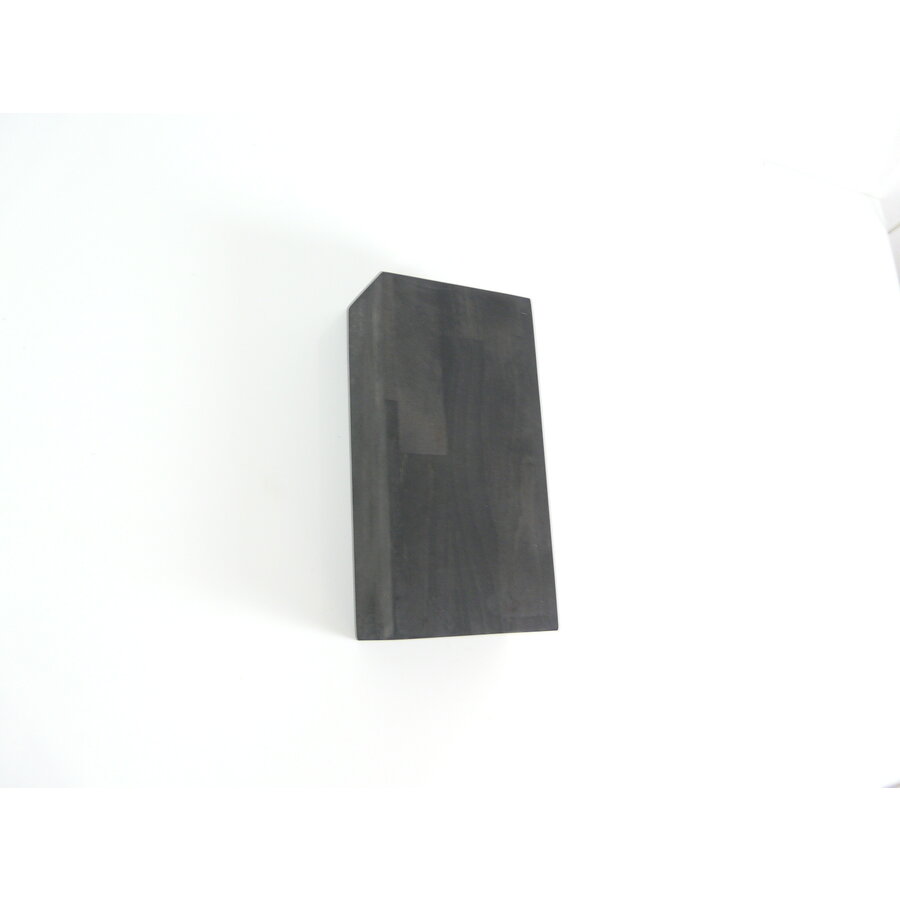 Wandleuchte Holz schwarz gebeizt-7