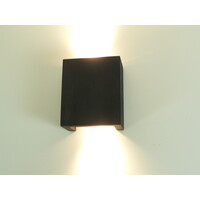thumb-Wandleuchte Holz schwarz gebeizt-4