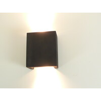 thumb-Wandleuchte Holz schwarz gebeizt-1