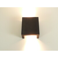 thumb-Wandleuchte Holz schwarz gebeizt-5