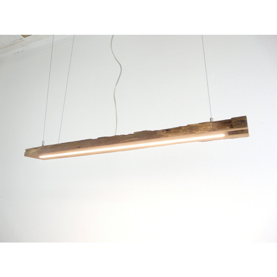 rustikale LED Lampe Hängeleuchte antik Balken-1