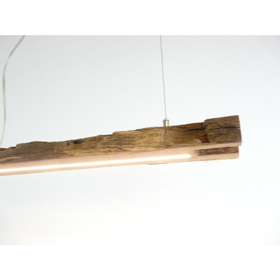 rustikale LED Lampe Hängeleuchte antik Balken-3