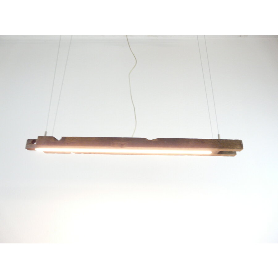 rustikale LED Lampe Hängeleuchte antik Balken-1