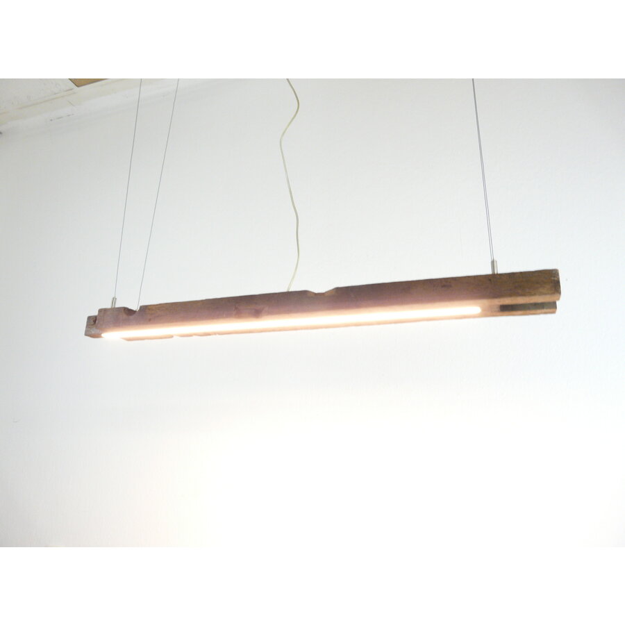 rustikale LED Lampe Hängeleuchte antik Balken-2