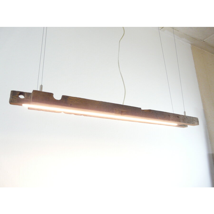 rustikale LED Lampe Hängeleuchte antik Balken-4