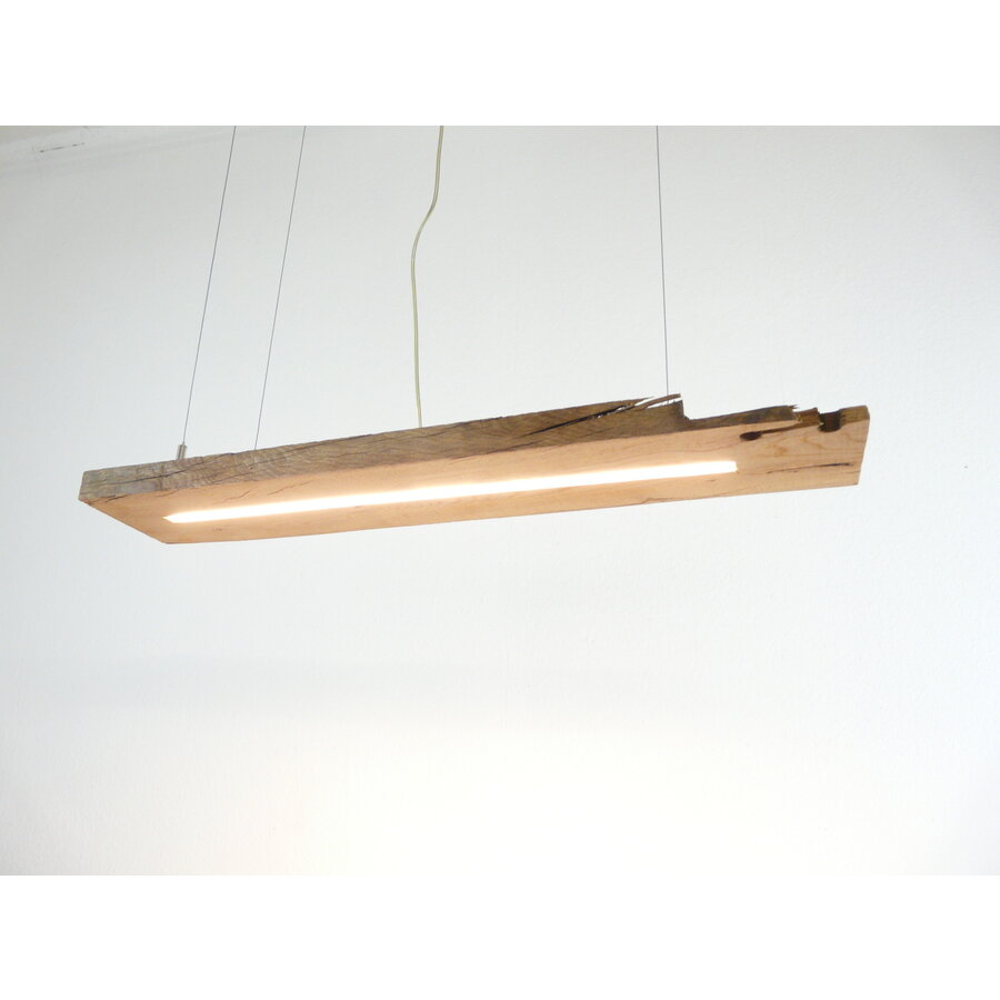 rustikale LED Lampe Hängeleuchte antik Balken-3