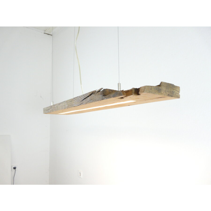 rustikale LED Lampe Hängeleuchte antik Balken-5