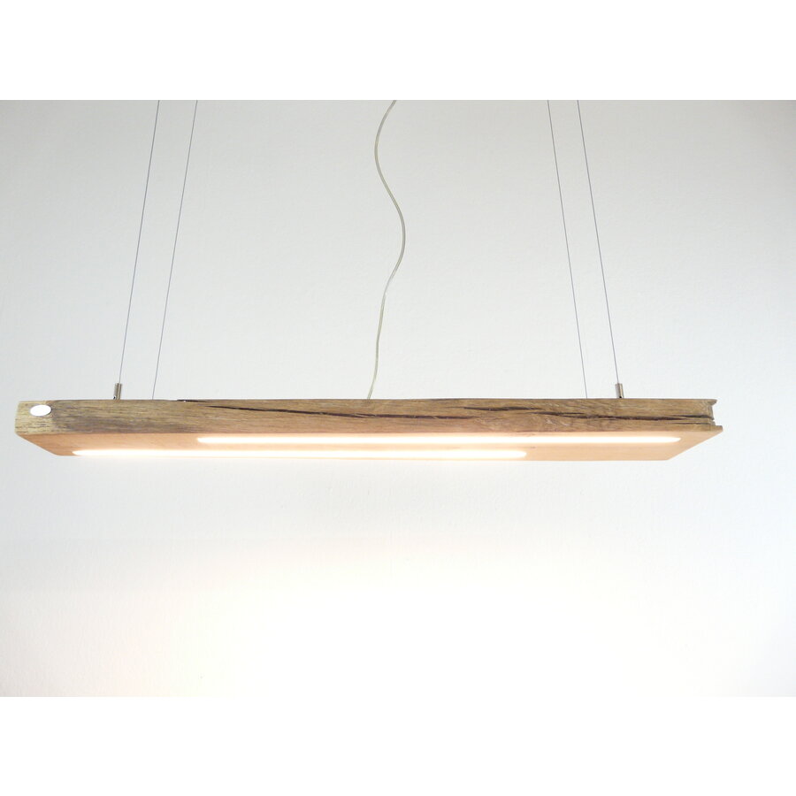 rustikale LED Lampe Hängeleuchte antik Balken-1