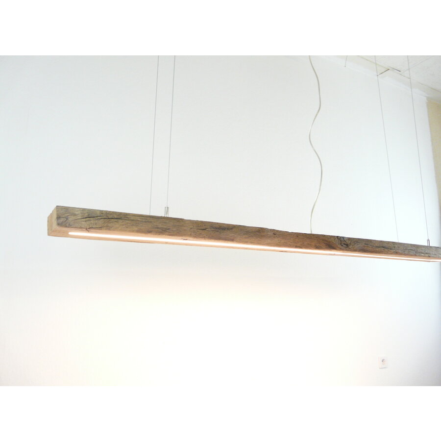 rustikale LED Lampe Hängeleuchte antik Balken-5