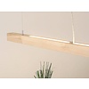 Hängelampe Holz Buche mit Ober- und Unterlicht 100 cm