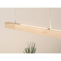thumb-Hängelampe Holz Buche mit Ober- und Unterlicht 100 cm-1