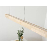 thumb-Hängelampe Holz Buche mit Ober- und Unterlicht 100 cm-7