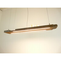 thumb-rustikale LED Lampe Hängeleuchte Antikbalken Holz Eiche-2