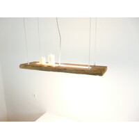 thumb-kleine rustikale LED Lampe Hängeleuchte Antikbalken Holz Eiche-3