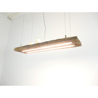 thumb-kleine rustikale LED Lampe Hängeleuchte Antikbalken Holz Eiche-4