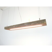 thumb-rustikale LED Lampe Hängeleuchte Antikbalken Holz Eiche-4