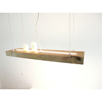thumb-rustikale LED Lampe Hängeleuchte Antikbalken Holz Eiche-2