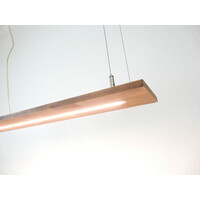 thumb-Hängeleuchte Holz Akazie 120 cm preisreduziert-3