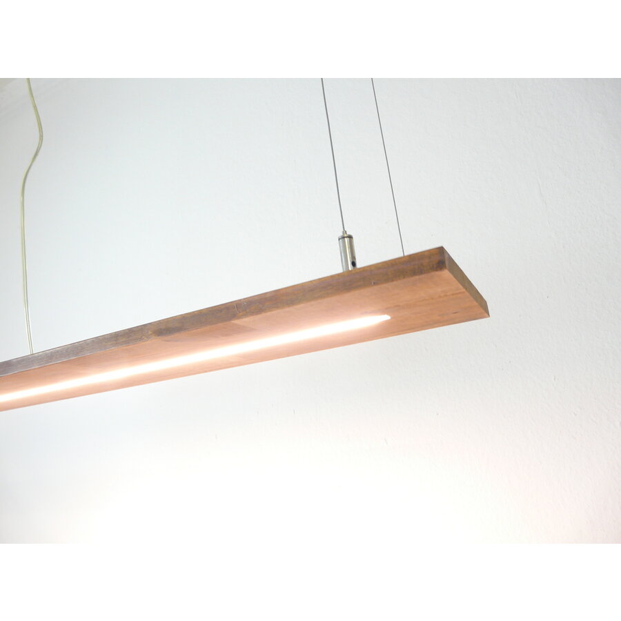 Hängeleuchte Holz Akazie 120 cm preisreduziert-3