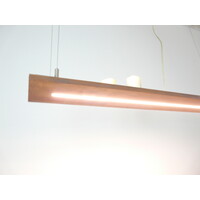 thumb-Hängeleuchte Holz Akazie 120 cm preisreduziert-1