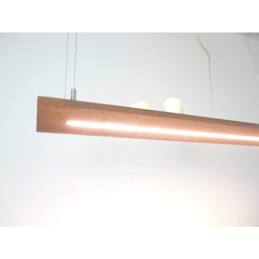 Hängeleuchte Holz Akazie 120 cm preisreduziert-1