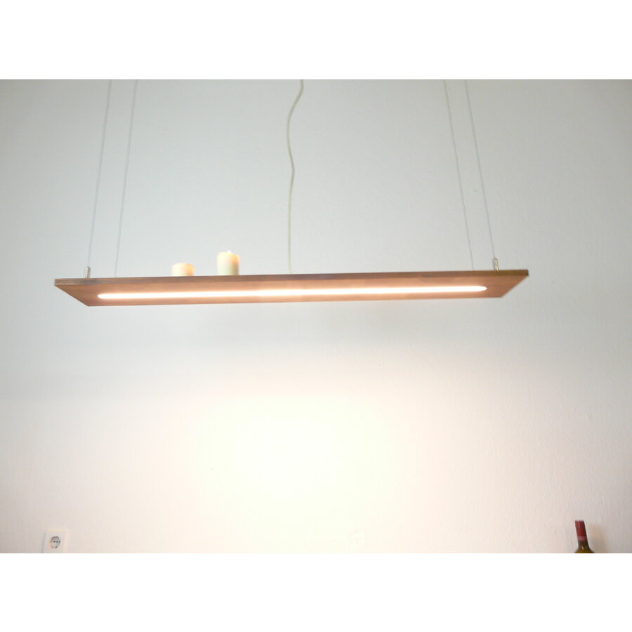 Hängeleuchte Holz Akazie 120 cm preisreduziert-5