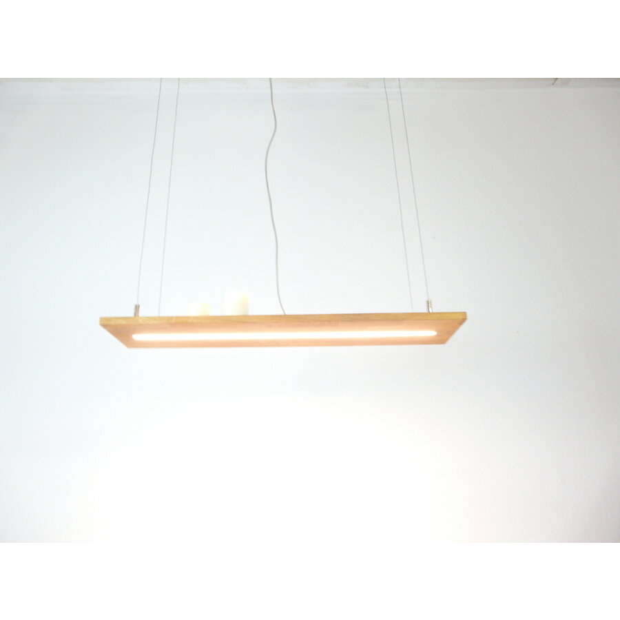 Hängeregal Leuchte Eiche 80 cm-3