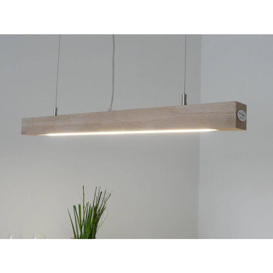 Hängelampe Massivholz  Buche 100 cm-1