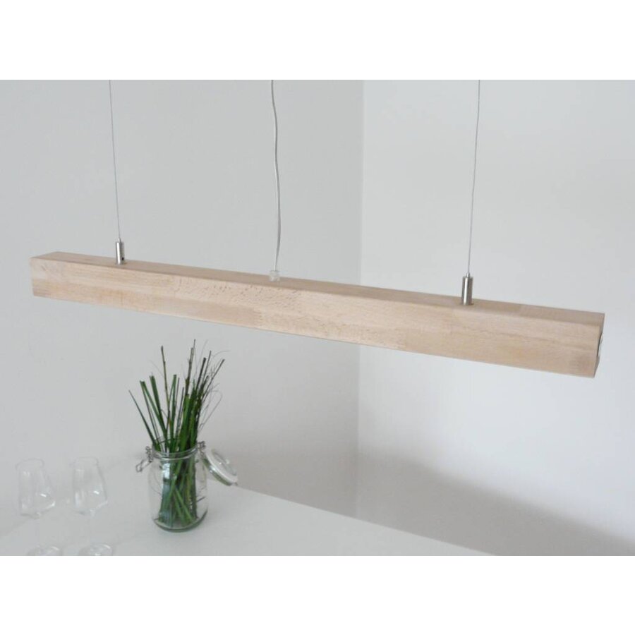 Hängelampe Massivholz  Buche 100 cm-4