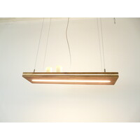 thumb-Hängelampe "Sandwich" Akazie  120 cm Ober Unterlicht-3